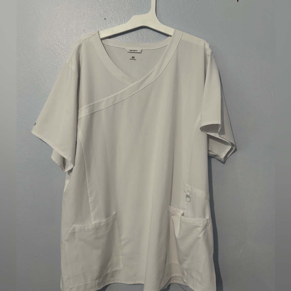 Carhartt White Scrub Set Shirt and Pants